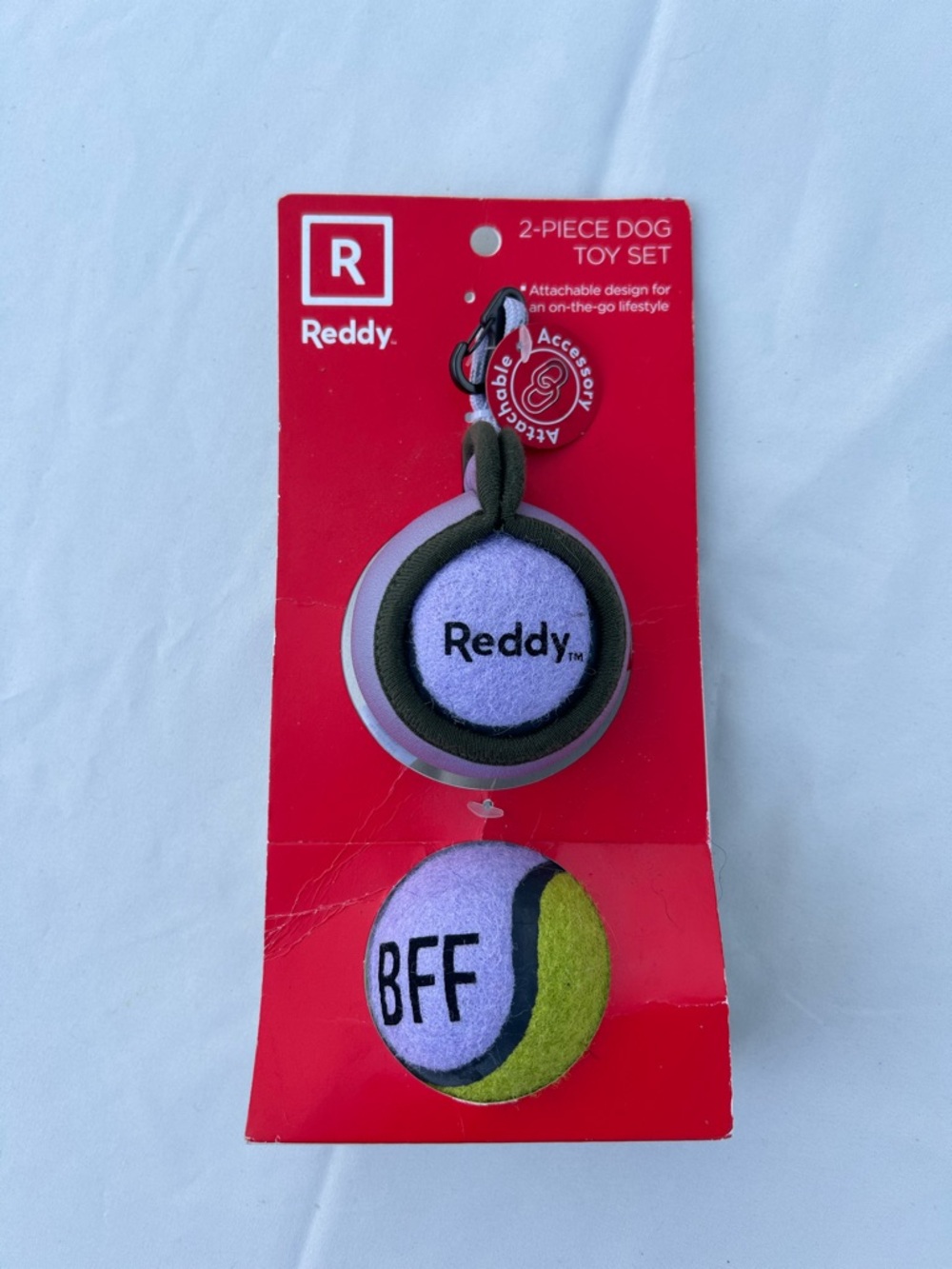 Reddy Purple & Green BFF 2-Piece Dog Toy Set